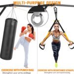 Pull Up Bar Wall Mounted, Heavy Duty 650 lbs Capacity Chin Up Bar, 48" Multi-Grip Strength Training Pull-up Bars, for Home Gym Garage/Backyard Total Body Workout, Ease Of Use Mounting - Image 4