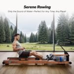 MERACH Water Rowing Machines for Home, Foldable Row Machine with 400LBS Weight Capacity, Dedicated Monitor and Comfortable Seat, Free MERACH App for Immersive Water Rower - Image 7