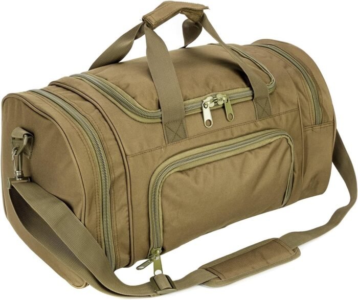 Gym Duffel Bag for Men Sports Duffel Bag with Shoe Compartment (GREEN-Model A) - Image 2