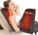 COMFIER Back Massager with Heat, Deep Tissue Shiatsu Neck and Back Massager for Pain Relief, Chair Use Massager Pillow with Adjustable Flap, Ideal Gift for Women Men - Image 2