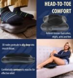 Zyllion Shiatsu Back and Neck Massager with Heat (FSA HSA Eligible) Cordless Rechargeable 3D Electric Kneading Deep Tissue Massage Pillow for Muscle Pain Relief on Shoulder, Leg, Foot ZMA-13RB - Image 8