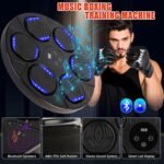 2025 Upgrade Music Boxing Machine, Boxing Machine Wall Mounted, Bluetooth Smart Boxing Training Machine, Boxing Gloves for Kids Adult, Boxing Wall Mount Machine for Home, Office, Gym(Black) - Image 5
