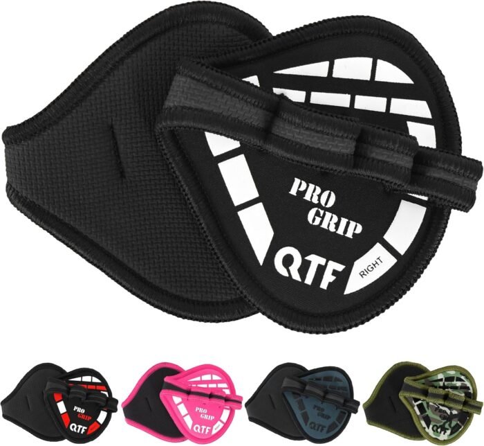 Gym Grips Pads - Neoprene Gloves Gym Palm Protector Weight Lifting Grips Replacement of Workout Gloves Men and Women - Lifting Grip Pads for Weightlifting, Calisthenics & Pull Ups. - Image 4