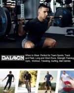 5 Pack Men’s Compression Shirts Short Sleeve Cool Dry Sports Athletic Workout Base Layer Undershirt T-Shirt Tops - Image 7