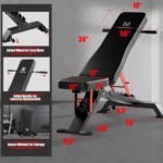 Adjustable Weight Bench - Workout Bench for Home Gym, Foldable 1300lb Capacity Heavy Duty Full Body Workouts Exercise Strength Training Benches with Incline/Flat/Decline Positions & Space-Saving - Image 8