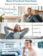 Smart Watch, Alexa Built-in, Answer/Make Calls 44mm Smartwatch Women Men, 1.83" Sports Watch IP68 Waterproof, Heart Rate SpO2 Sleep Stress Monitor, Step Counter Watch for Android & iOS Phone - Image 8