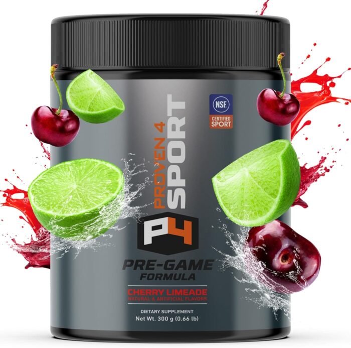 Proven4 Pre Workout Powder for Men and Women with Creatine - Beta Alanine - Caffeine NSF Certified Energy Supplement Chery Limeade 30 Servings - Image 2