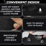 FIGHTSENSE Weight Lifting Gloves with Full Palm Protection, Workout Gloves for Men Women, Breathable Exercise Gym Gloves for Weightlifting, Fitness, Cycling, Pull ups, Deadlifting - Image 3