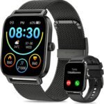 Smart Watch for Men Women Fitness: Make Answer Call Digital Mens watches Waterproof Running Pedometer Smartwatch for Android Phone iPhone Samsung Compatible Sleep SpO2 Heart Rate Monitor Step Tracker - Image 2
