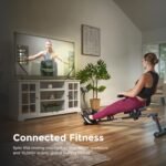 Sunny Health & Fitness Compact Adjustable Rowing Machine with 12 Levels of Resistance for Complete Body Workouts and Optional Free SunnyFit App Enhanced Connectivity - Image 4
