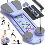 Pilates Board, Pilates Portable Reformer Machine 2025 for Home Workout, 7 in 1 Multifunctional Pilates Reformer Set,Foldable Abs Trainer Machine, Pilates Core Workout Equipment for Women - Image 2
