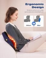 Shiatsu Neck and Back Massager with Heat, FSA HSA Eligible, Neck and Shoulder Massagers, Deep Tissue Kneading Massage Pillow for Lower Back, Shoulder, Leg Muscle Pain Relief, Relax Gift for Woman Man - Image 4
