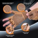 Weight Lifting Gloves, Gym Gloves for Men and Women, Full Palm Protection for Sports, Weightlifting, Training, Cycling, Pull-Ups, Rowing, and Mountaineering - Image 3