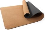 Premium Cork Yoga Mat 1/4 & 2/5 Inch Thick 72 x 26 in, Thick Cork and TPE Non Slip Yoga Mats for Women Men, Sweat Proof Eco-friendly, Great for Hot Yoga & Workouts - Image 9