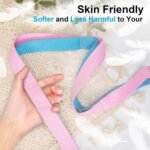 Yoga Strap for Stretching with 10 Loops Inelastic Soft Polyester Cotton Stretch Out Band for Exercise, Yoga, Pilates and Dance for Men and Women - Image 5