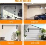 Pull Up Bar Wall Mounted, Heavy Duty 650 lbs Capacity Chin Up Bar, 48" Multi-Grip Strength Training Pull-up Bars, for Home Gym Garage/Backyard Total Body Workout, Ease Of Use Mounting - Image 8