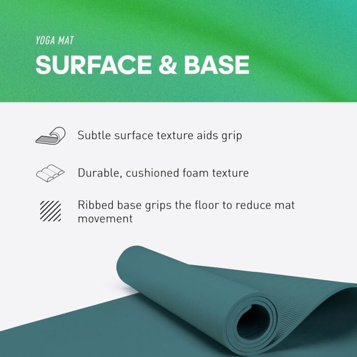 adidas Yoga Mat, Medium-Density Workout Mat, 4mm - Image 3