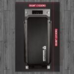 High Density Home Gym Treadmill Exercise Bike Equipment Mat, 1/4" Thick, Multiple Sizes - Image 4