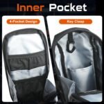 Magnetic Gym Bag for Men and Women, Magnetic Water Bottle Holder with Touch-screenable Clear Phone Pocket, Portable Sling Gym Bags, Crossbody Pouch for Gym Sports Travel Workout Bag, Gym Accessories - Image 8