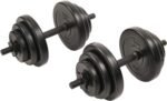 Sunny Health & Fitness Exercise Vinyl 40 Lb Dumbbell Set Hand Weights for Strength Training, Weight Loss, Workout Bench, Gym Equipment, and Home Workouts - Image 3