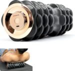 Fitster Vibrating Foam Roller Massager –Electric Foam Roller with 5 Vibration Intensities – Rechargeable Battery – Durable Foam & Solid Core – Recovery,Fitness, Sports – Travel Foam Roller (Black) - Image 2