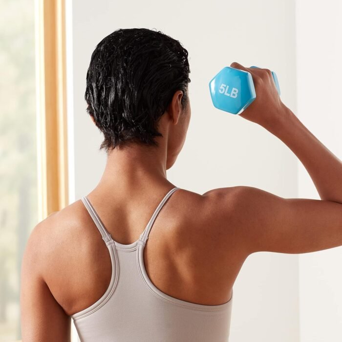Amazon Basics Vinyl Coated Dumbbell Hand Weights - Image 7