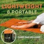 Polyfit Foldable Yoga Mat for Travel and Home Workouts - 7mm Thick - Lightweight, Packable, and Easy to Store - Folding Workout Mat for Women & Men - For Stretching, Yoga & Pilates - Image 6