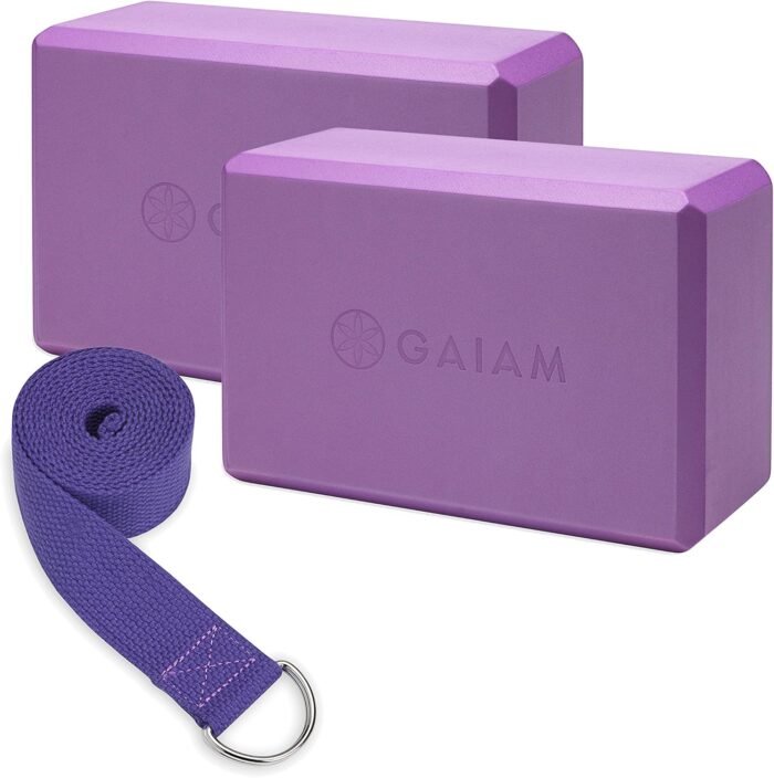 Gaiam Yoga Block - Supportive Latex-Free Eva Foam - Soft Non-Slip Surface with Beveled Edges for Yoga, Pilates, Meditation - Yoga Accessories for Stability, Balance, Deepen Stretches - Image 2