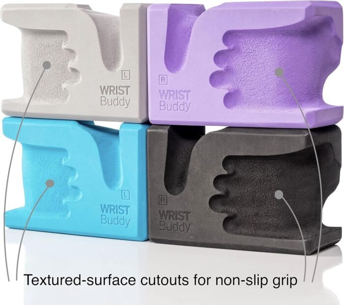 WRIST Buddy® Yoga Blocks 2 Pack | Reduces and Prevents Wrist Pain, Enhances Comfort Stability and Grip Strength on the Blocks | Hand-Shaped Blocks | EVA Yoga Accessories Set | Best Gifts for Yoga - Image 3