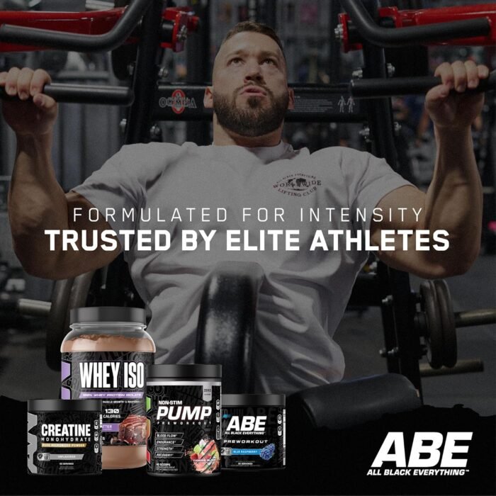 All Black Everything Pre Workout Powder | 30 Servings | Sour Gummy Bear | 350mg Caffeine | Nootropic Pre-Workout Blend | Beta Alanine + Citrulline | Energy Supplement for Men and Women - Image 5