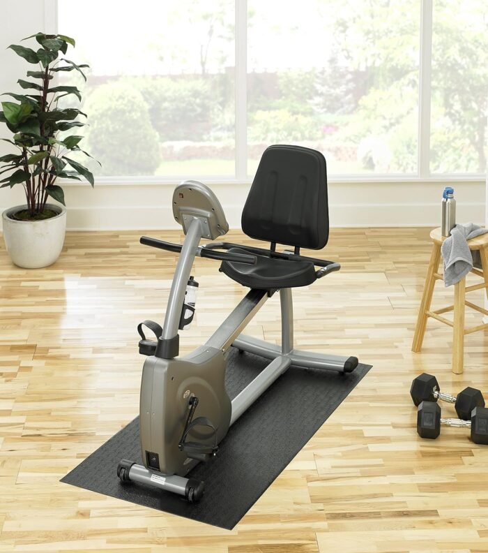 SuperMats Made in U.S.A. for Indoor Cycles Recumbent Bikes Upright Exercise Bikes and Steppers - Image 4