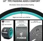Yoga Wheel Set of 2, Upgraded 10MM Thick Back Wheels for Pain Relief & Stretching, Strongest Back Roller for Deep Tissue Massage, Improving Yoga Poses Backbend - Image 3