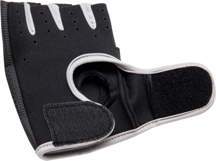 Mind Reader Workout Glove Set, Open Finger, Wrist Support for Men and Women, Textured Non-Slip Grip for Sports, Lifting Weights, Gym Fitness, XL, Grey - Image 6