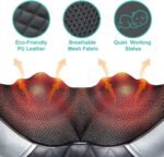 Medcursor Neck Massager, Portable Electric Shiatsu Back Massage Device with Heat, Deep Tissue 3D Kneading Pillow for Muscle Pain Relief (No Battery) - Image 8