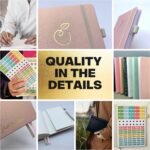 Life & Apples Wellness Journal Planner – Food Log, Fitness Tracker, Habit Tracker, Weight Loss Journal for Diet Tracking and Health Goals, Undated, Size A5 Rose Gold - Image 3