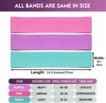 Exercise Bands, Fabric Resistance Bands for Working Out Women and Men, 3 Levels Workout Bands, Non-Slip Booty Bands Set for Legs Butt Glute Squat - Image 5