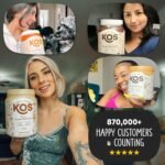 KOS Vegan Protein Powder Erythritol Free, Vanilla - USDA Organic Pea Protein Blend, Plant Based Superfood Rich in Vitamins & Minerals - Keto, Dairy Free - Meal Replacement for Women & Men, 15 Servings - Image 7