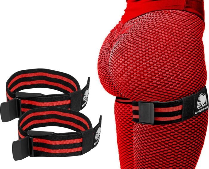 BFR Occlusion Bands for Women - Blood Flow Restriction Workout Bands for Leg, Glute & Hip Building - Fabric Resistance Loop for Squats, Thigh Toning, Butt Lifting & Muscle Growth - Image 2