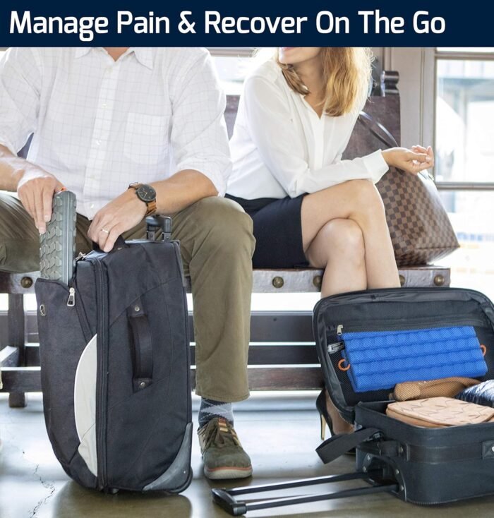 Morph Foam Roller (Bravo-Sage): Collapsible Travel Foam Roller for Back Pain Relief, Workout Muscle Recovery, Back Massager, Deep Tissue Leg Massage, Back Cracker, Stretcher; Small, Portable - Image 6