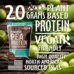 Pea Protein Powder, Vegan Chocolate Flavor, 100% Plant Based, No Artificial Sweeteners, Non GMO, Gluten Free & Soy Free, 2.11 LB - Image 4