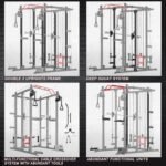 Fitness Deep Squat Machine with Cable Crossover System and Multi-Function Squat Rack Power Cage for Home Gym. - Image 7