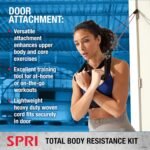 SPRI Resistance Band Kit - Resistance Training Interchangeable Tubes for Full Body Toning - Includes 5 Exercise Bands, Ankle/Wrist Strap with Padded Handles, Door Anchor, Exercise Guide, Carry Bag - Image 7