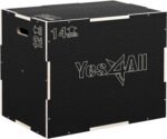 Yes4All 3 in 1 Non-Slip Wooden Plyo Box, Step Up Box for Workout, Plyometric Jump Box for Skipping, Jumping, Lunges, Squats, Dips - Image 2