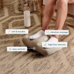 Homedics Comfy Footrest Massager, Soothes Tired Feet and Toes, Invigorating Vibrations, Beanbag-Style Cushion, Soft Pedestal, Total-Foot Relaxation, One-Switch Controls, for Home or Office - Image 4