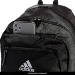 adidas Foundation Backpack for Laptop, Large Durable Athletic Gym Bag, Black/White, One Size - Image 6