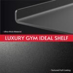 Home Gym Storage Shelf Only, Adjustable Gym Equipment Organizer Wall Mounted with 2 Boards, Yoga Mat Holder, Storage Rack Compatible with Peloton Shoes & Mat, Shelf for Home Training Accessories - Image 4