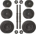 Sunny Health & Fitness Exercise Vinyl 40 Lb Dumbbell Set Hand Weights for Strength Training, Weight Loss, Workout Bench, Gym Equipment, and Home Workouts - Image 7